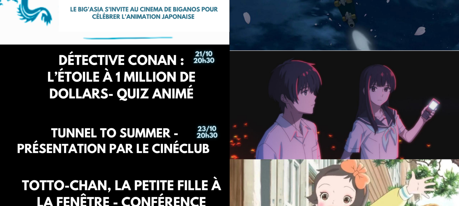 FESTIVAL BIG’ASIA #3 : IMMERGEZ-VOUS DANS LA MAGIE DE L’ANIMATION JAPONAISE