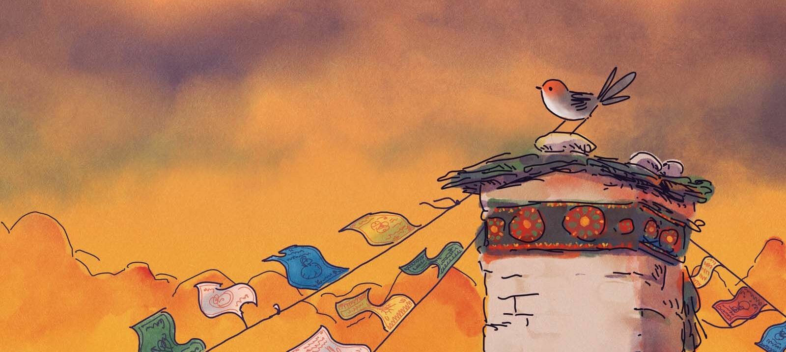 CINÉ⸱KIDS – La Princesse et le rossignol – spectacle « Le Rouge-Gorge et le feu »